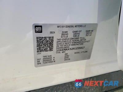 Zdjęcie 13 z 13 samochodu: 2024 GMC ACADIA UPLEVEL VIN:1GKENKKS2RJ235917 - miniatura