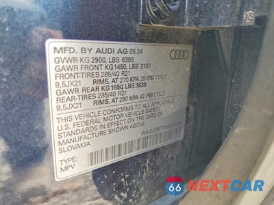 Zdjęcie 13 z 13 samochodu: 2025 AUDI Q7 PREMIUM PLUS VIN:WA1LCBF77SD007490 - miniatura