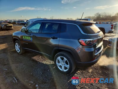 Drugie zdjęcie samochodu z przodu: 2023 JEEP COMPASS SPORT VIN:3C4NJDAN7PT520519 - miniatura