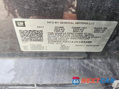 Zdjęcie 13 z 13 samochodu: 2018 CHEVROLET TAHOE K1500 LS VIN:1GNSKAKC4JR163285 - miniatura