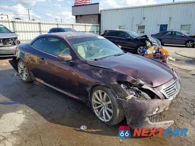 Czwarte zdjęcie samochodu z boku: 2010 INFINITI G37 CONVERTIBLE BASE VIN:JN1CV6FE9AM352172 - miniatura