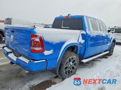 Trzecie zdjęcie samochodu z tyłu: 2020 RAM 1500 LARAMIE VIN:1C6SRFJT6LN351553 - miniatura