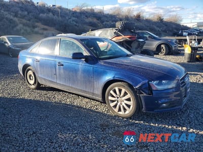 Czwarte zdjęcie samochodu z boku: 2014 AUDI A4 PREMIUM VIN:WAUAFAFL0EA114833 - miniatura