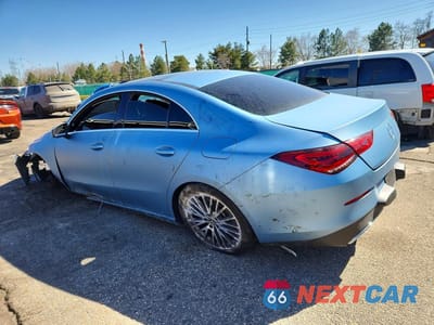 Drugie zdjęcie samochodu z przodu: 2020 MERCEDES BENZ CLA 250 4MATIC VIN:WDD5J4HB6LN072060 - miniatura
