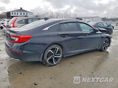 Trzecie zdjęcie samochodu z tyłu: 2022 HONDA ACCORD HYBRID SPORT VIN:1HGCV3F29NA036250 - miniatura