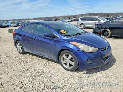 Czwarte zdjęcie samochodu z boku: 2011 HYUNDAI ELANTRA GLS VIN:5NPDH4AE2BH005413 - miniatura