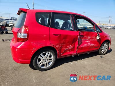 Trzecie zdjęcie samochodu z tyłu: 2008 HONDA FIT SPORT VIN:JHMGD38608S015657 - miniatura