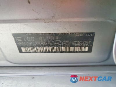 Zdjęcie 12 z 12 samochodu: 2015 SUBARU LEGACY 2.5I VIN:4S3BNBA60F3004386 - miniatura