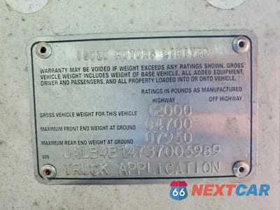 Zdjęcie 14 z 14 samochodu: 2003 ISUZU NPR-HD BOX TRUCK VIN:JALB4B14737005989 - miniatura