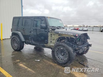Czwarte zdjęcie samochodu z boku: 2017 JEEP WRANGLER UNLIMITED RUBICON VIN:1C4BJWFG8HL561313 - miniatura