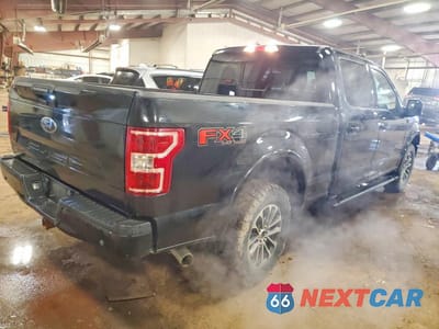 Trzecie zdjęcie samochodu z tyłu: 2018 FORD F150 SUPERCREW VIN:1FTFW1E57JFE76375 - miniatura