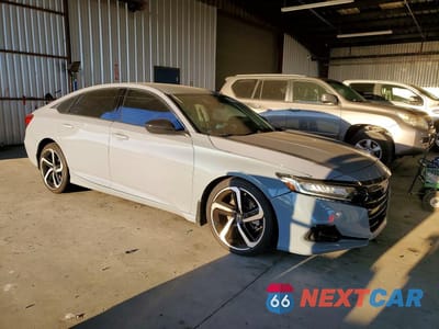 Czwarte zdjęcie samochodu z boku: 2022 HONDA ACCORD SPORT SE VIN:1HGCV1F48NA033734 - miniatura