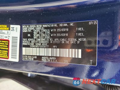 Zdjęcie 13 z 13 samochodu: 2025 TOYOTA GRAND HIGHLANDER HYBRID XLE VIN:5TDACAB57SS058777 - miniatura