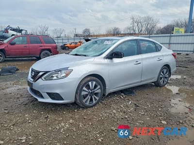 2019 NISSAN SENTRA SV 3N1AB7AP6KY446166 - główne zdjęcie licytacji z USA - miniatura