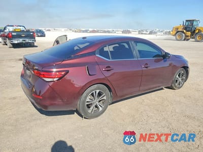Trzecie zdjęcie samochodu z tyłu: 2022 NISSAN SENTRA SV VIN:3N1AB8CV5NY244456 - miniatura