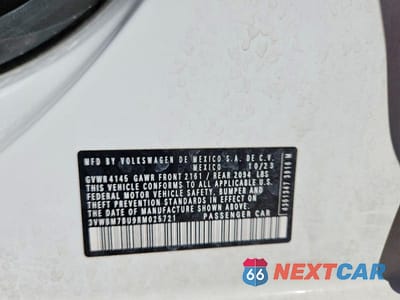 Zdjęcie 12 z 12 samochodu: 2024 VOLKSWAGEN JETTA SPORT VIN:3VWBM7BU9RM025721 - miniatura