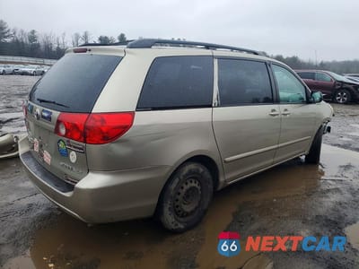 Trzecie zdjęcie samochodu z tyłu: 2008 TOYOTA SIENNA LE 8-PASSENGER VIN:5TDZK23C18S113144 - miniatura