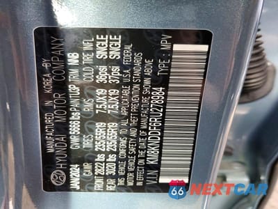 Zdjęcie 12 z 12 samochodu: 2024 HYUNDAI IONIQ 5 SEL VIN:KM8KNDDF6RU278984 - miniatura