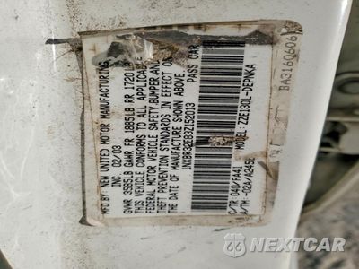 Zdjęcie 13 z 14 samochodu: 2003 TOYOTA COROLLA LE VIN:1NXBR32E83Z152013 - miniatura