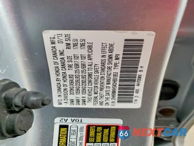 Zdjęcie 12 z 12 samochodu: 2013 HONDA CR-V VIN:2HKRM4H54DH691853 - miniatura