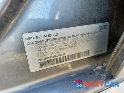 Zdjęcie 13 z 13 samochodu: 2015 AUDI S4 PREMIUM PLUS VIN:WAUBGAFL3FA059944 - miniatura
