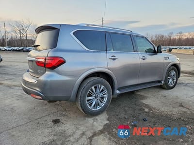 Trzecie zdjęcie samochodu z tyłu: 2019 INFINITI QX80 LUXE VIN:JN8AZ2NE7K9231538 - miniatura