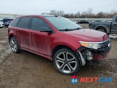 Czwarte zdjęcie samochodu z boku: 2014 FORD EDGE SPORT VIN:2FMDK4AK3EBB11758 - miniatura