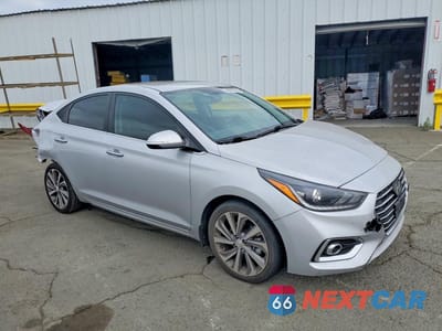 Czwarte zdjęcie samochodu z boku: 2021 HYUNDAI ACCENT LIMITED VIN:3KPC34A66ME133695 - miniatura