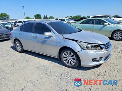 Czwarte zdjęcie samochodu z boku: 2014 HONDA ACCORD EXL VIN:1HGCR2F82EA095496 - miniatura