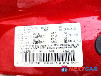 Zdjęcie 12 z 12 samochodu: 2008 DODGE RAM 1500 VIN:3D7KS19D78G105789 - miniatura