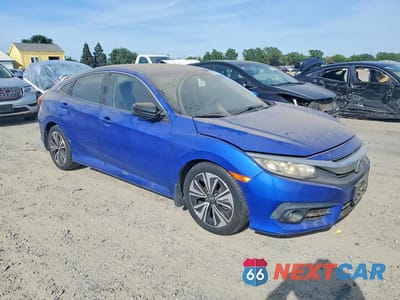 Czwarte zdjęcie samochodu z boku: 2016 HONDA CIVIC EXL VIN:19XFC1F77GE209037 - miniatura