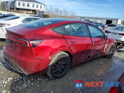 Trzecie zdjęcie samochodu z tyłu: 2025 TESLA MODEL 3 VIN:5YJ3E1EA4SF933216 - miniatura