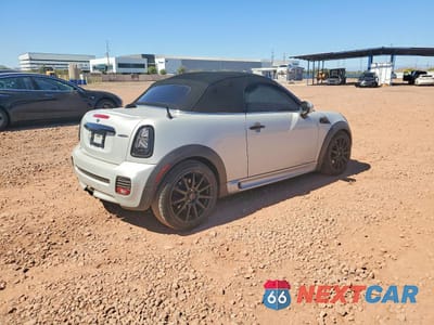 Trzecie zdjęcie samochodu z tyłu: 2012 MINI COOPER ROADSTER JOHN COOPER WORKS VIN:WMWSY5C51CT312625 - miniatura