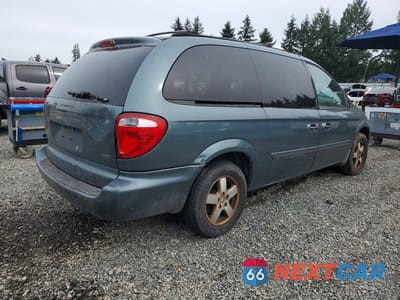 Trzecie zdjęcie samochodu z tyłu: 2007 DODGE GRAND CARAVAN SXT VIN:2D8GP44L87R194851 - miniatura