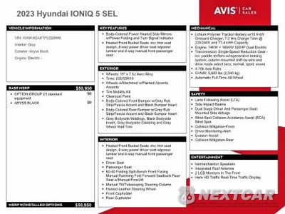 Zdjęcie 12 z 13 samochodu: 2023 HYUNDAI IONIQ 5 SEL VIN:KM8KNDAF7PU228998 - miniatura