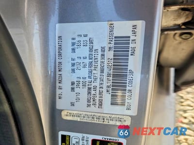 Zdjęcie 12 z 12 samochodu: 2011 MAZDA 3 I VIN:JM1BL1VF8B1402512 - miniatura