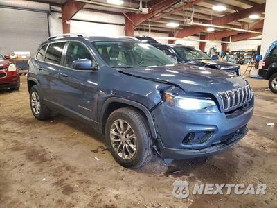 Czwarte zdjęcie samochodu z boku: 2021 JEEP CHEROKEE LATITUDE LUX VIN:1C4PJMMX5MD202048 - miniatura
