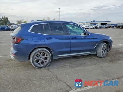 Trzecie zdjęcie samochodu z tyłu: 2022 BMW X3 XDRIVE30I VIN:5UX53DP04N9J63245 - miniatura