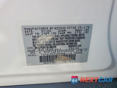 Zdjęcie 14 z 14 samochodu: 2025 NISSAN KICKS PLAY S VIN:3N1CP5BV1SL495798 - miniatura