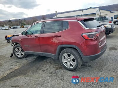 Drugie zdjęcie samochodu z przodu: 2022 JEEP COMPASS LATITUDE VIN:3C4NJDBB3NT108387 - miniatura