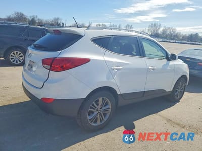 Trzecie zdjęcie samochodu z tyłu: 2014 HYUNDAI TUCSON SE VIN:KM8JU3AG2EU841402 - miniatura