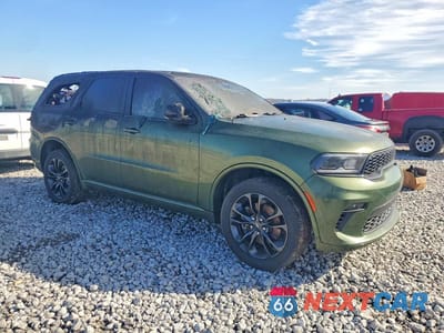 Czwarte zdjęcie samochodu z boku: 2021 DODGE DURANGO GT VIN:1C4RDJDG6MC891215 - miniatura