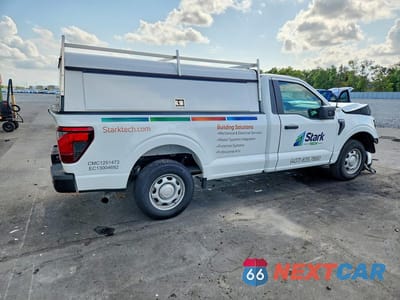 Trzecie zdjęcie samochodu z tyłu: 2024 FORD F150 XL VIN:1FTMF1KP1RKF08530 - miniatura