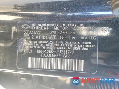 Zdjęcie 14 z 14 samochodu: 2023 HYUNDAI VENUE SEL VIN:KMHRC8A35PU211747 - miniatura