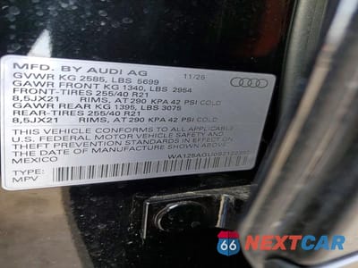 Zdjęcie 13 z 13 samochodu: 2025 AUDI SQ5 PREMIUM PLUS VIN:WA125AGU0S2122397 - miniatura