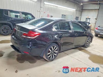 Trzecie zdjęcie samochodu z tyłu: 2015 HONDA CIVIC EXL VIN:2HGFB2F93FH509415 - miniatura