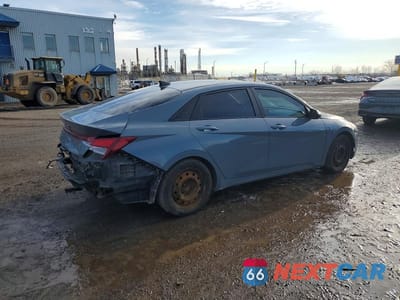 Trzecie zdjęcie samochodu z tyłu: 2021 HYUNDAI ELANTRA SEL VIN:KMHLM4AG7MU087636 - miniatura