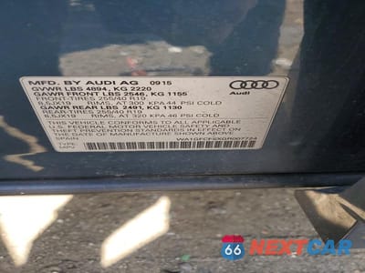 Zdjęcie 13 z 13 samochodu: 2016 AUDI Q3 PRESTIGE VIN:WA1GFCFSXGR007724 - miniatura