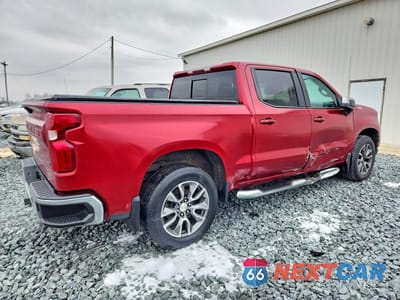 Trzecie zdjęcie samochodu z tyłu: 2019 CHEVROLET SILVERADO K1500 LT VIN:3GCUYDED6KG297447 - miniatura