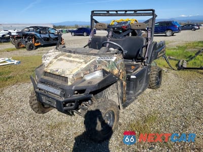 Drugie zdjęcie samochodu z przodu: 2014 POLARIS RANGER 900 XP VIN:4XAUH88A1EG348000 - miniatura